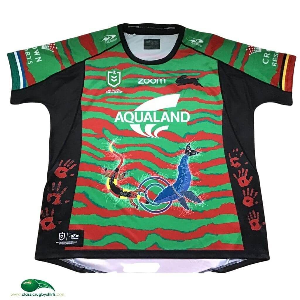 World Rugby Shirts 2021 South Sydney Rabbitohs Indigenous