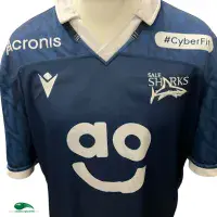 2022/23 Sale Sharks Rugby Shirt | Old Official Macron Jersey