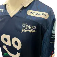 2022/23 Sale Sharks Rugby Shirt | Old Official Macron Jersey