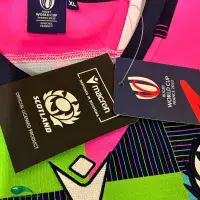 2023 Scotland RWC Rugby Shirt | Old Official Macron Jersey