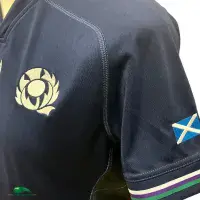 2023 Scotland RWC Rugby Shirt | Old Official Macron Jersey