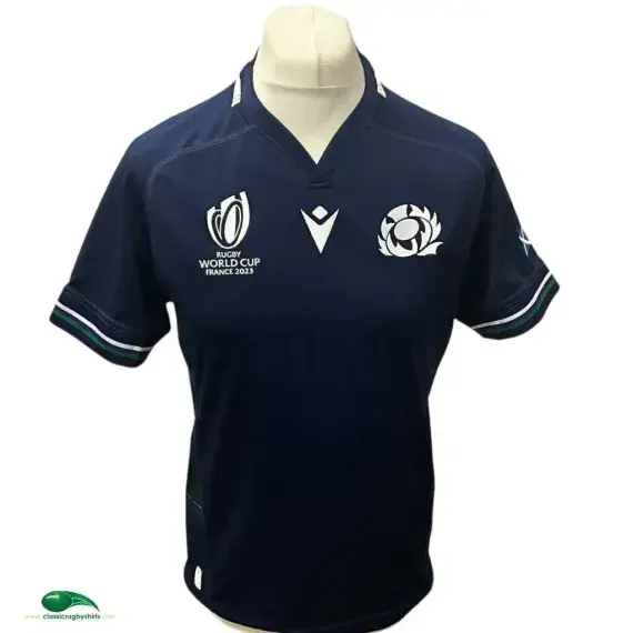 2023 Scotland RWC Rugby Shirt | Old Official Macron Jersey