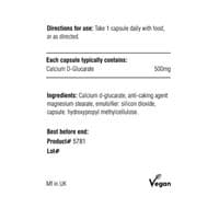 Calcium D-Glucarate 90 capsules