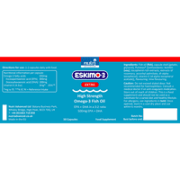 Eskimo®-3 Extra Support Fish Oil & Vitamin E - 50 Capsules