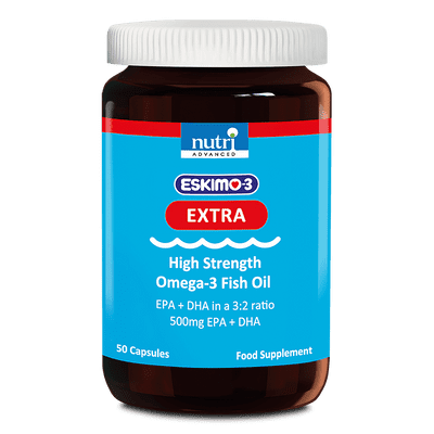 Eskimo®-3 Extra Support Fish Oil & Vitamin E - 50 Capsules
