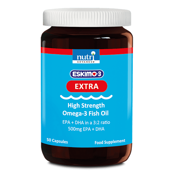 Eskimo®-3 Extra Support Fish Oil & Vitamin E - 50 Capsules