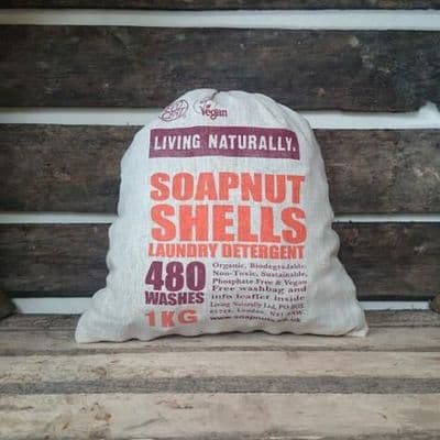 Organic soapnuts 1 kilo with storage bag- 480 washes