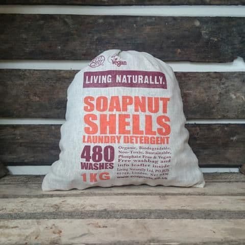 Organic soapnuts 1 kilo with storage bag- 480 washes