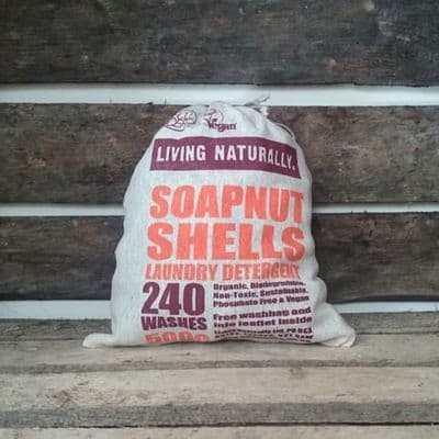 Organic soapnuts 500g with storage bag- 240 washes