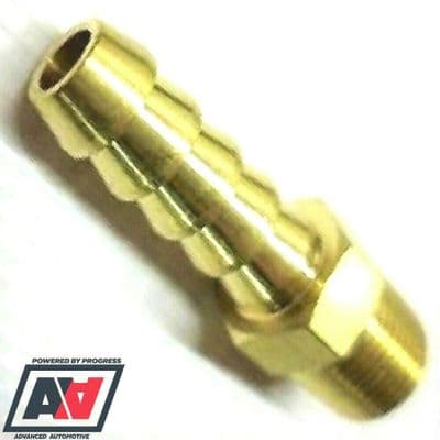 1/8NPT Thread To 8mm Tail Push On Hose Brass Manifold Adaptor Fuel Air Water