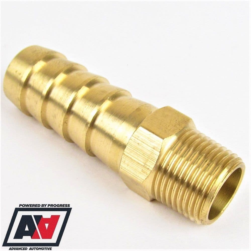 5/16 Barb ID 1/8 NPT TUBO DRITTO DONNA RACCORDO IN OTTONE ACQUA GAS - Foto 12