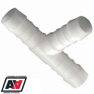 4mm Acetyl Nylon T Piece Hose Joiner Petrol Oil Water