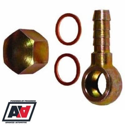 Banjo Cap Nut Fitting 8mm Hose Union Adaptor Bosch 044 Fuel Pump