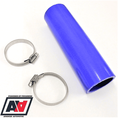 Blue Silicone Hose 50mm ID 200mm length With Clips