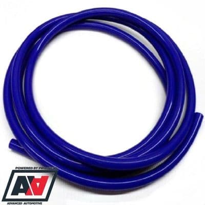 Blue Silicone Vacuum Pipe 3 Metres Length 8mm Bore Thick Wall Construction