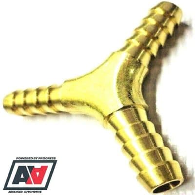 Brass Y Piece 8mm Tails Equal Length Fuel Oil Air