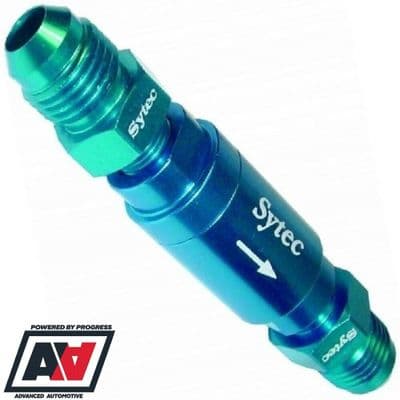 Dash 6 AN Fuel Non Return Check Valve One Way Petrol Diesel Sytec Motorsport