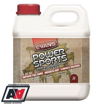 Evans Waterless Coolant Power Sports 2 Litre Bottle - Motorbikes Motorcycles