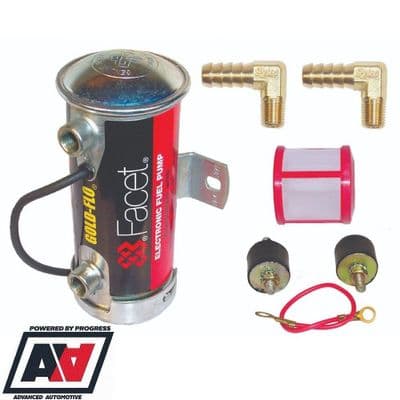 Facet Cylindrical Silver Top Carburettor Fuel Pump Road Kit 476087K