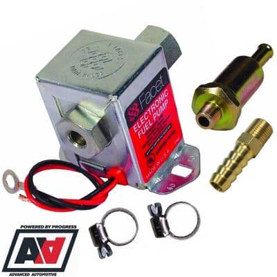 Facet Fuel Pump Kit 40105 3 To 4.5 PSI 8mm Hose Tail & Filter