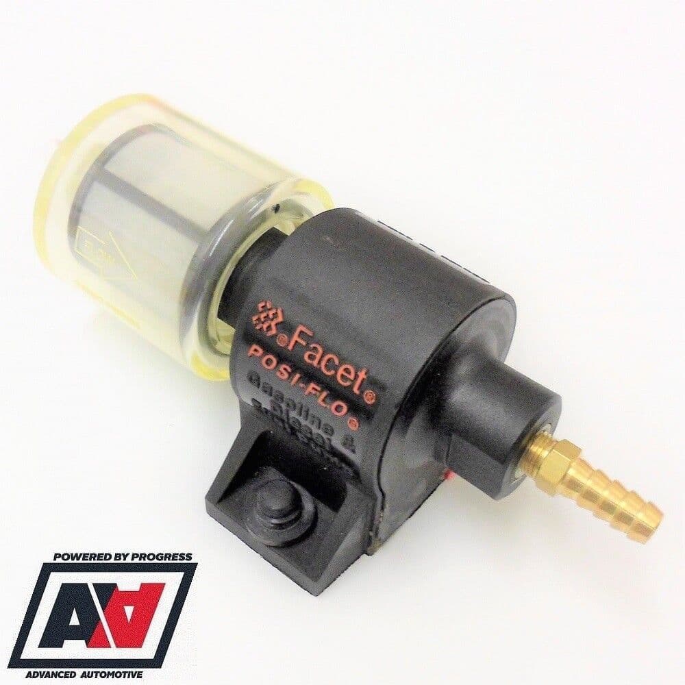 Facet Fuel Pump Kit PosiFlow High Pressure 8mm To 10mm Hose 12v 7 To