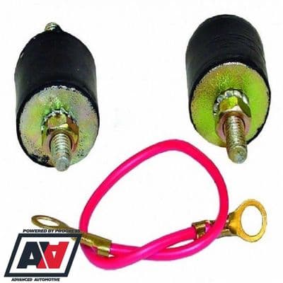 FACET Fuel Pump Rubber Mounting Bobbin Kit with Earth Strap