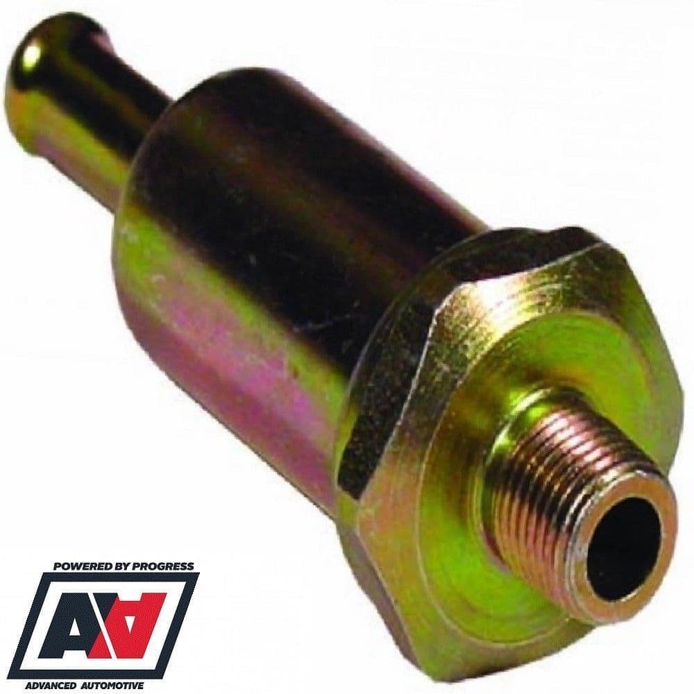 Facet Fuel Pump Steel Filter Union 1/8 NPTF For 8mm Bore Push On Rubber