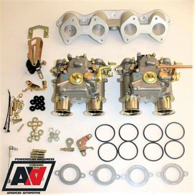 Ford 1.6 Crossflow X/flow Inlet Manifold & Twin Weber 40 DCOE Carburettors