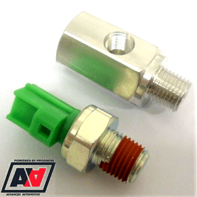 Ford Oil Pressure Gauge Adaptor T Piece & Switch Duratec Fiesta Focus 1/8NPT