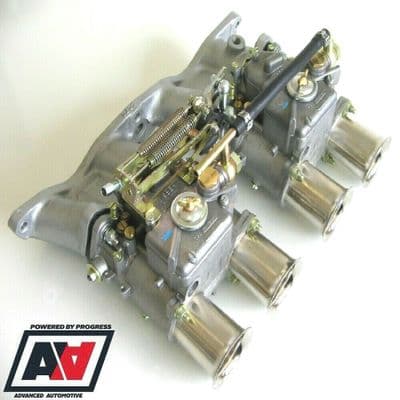 Ford Pinto 1.6 1.8 2.0 OHC Inlet Manifold & Twin Weber 45 DCOE Carburettors