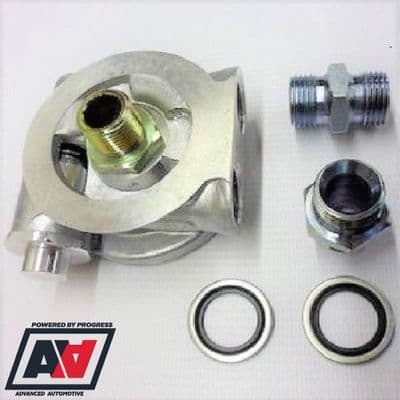 Ford Pinto 2.0 Mocal Oil Cooler Sandwich Plate 80 Deg Stat With 1/2BSP Adaptors