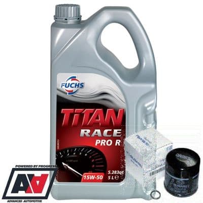 Fuchs Titan PRO R 15W-50 Ester Synthetic Oil & Filter 5L Subaru Performance Engines