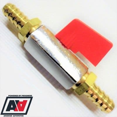 Fuel Petrol Cut Off Tap With 10mm Pipe Hose Tails Small Engine Or Motorcycle Use