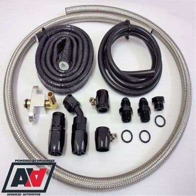 Fuel Pressure Regulator AN6 Fitting Kit Subaru Impreza V1-V6 STD Fuel Rails