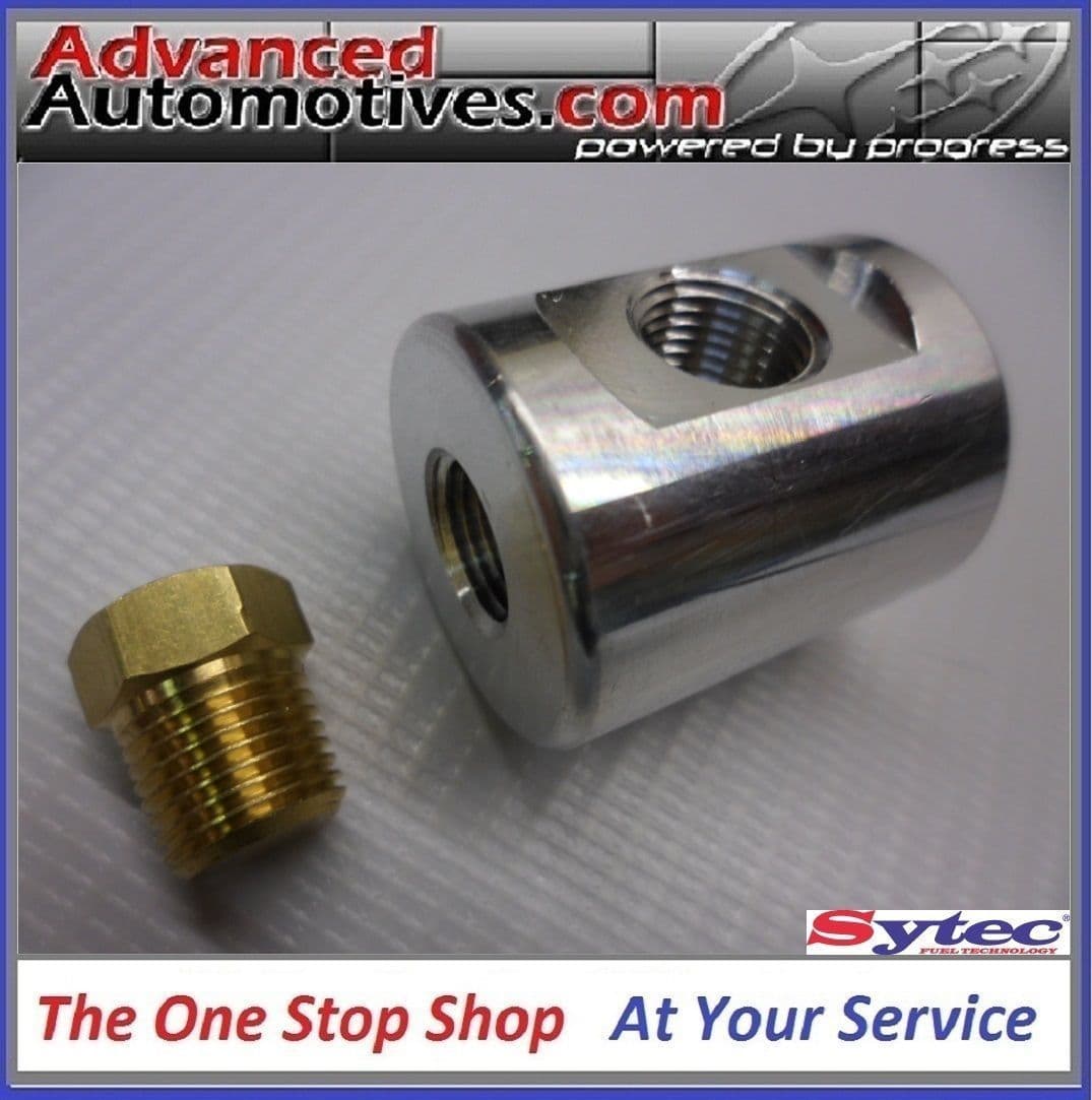 Fuel Pressure Test Gauge Inline Adaptor With 8mm Hose Unions Low