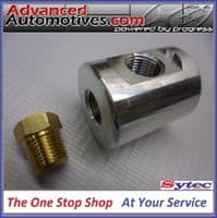 Fuel Pressure Test Gauge Inline Adaptor With AN6 Hose Fittings High Pressure | Advanced Automotive
