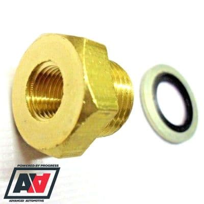 Gauge Adaptor & Seal 1/4BSP Male To 1/8NPT Female Threads LMA099