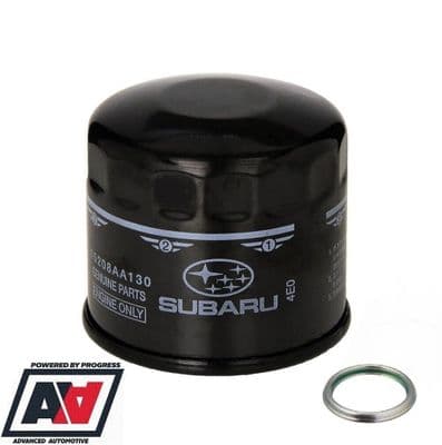 Genuine Original Black Oil Filter & Sump Washer Subaru BRZ & Forester 15208AA130