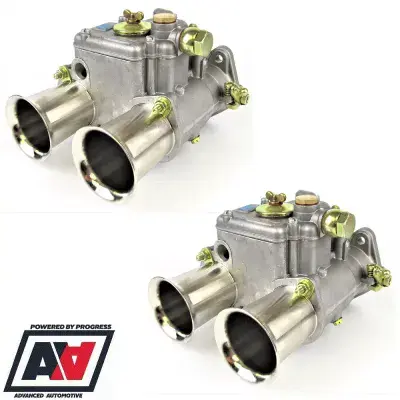 Genuine Pair Of New Weber 45 DCOE Type 9 Twin Carburettors Historic Racing