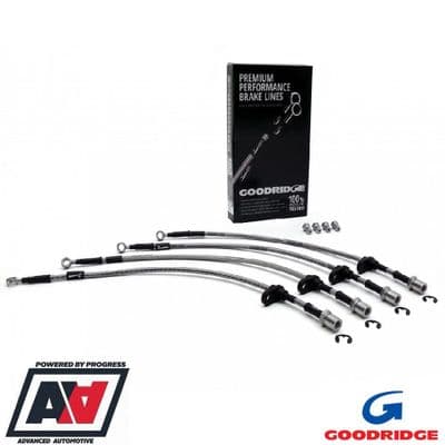 Goodridge Brake Hose Line Kit Subaru Impreza Turbo V7 - V9