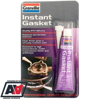 Instant Gasket RTV Clear Silicone Handy 40 gram Tube For Sumps Housings & Covers