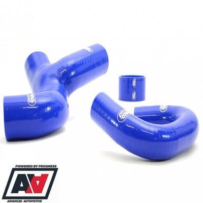 Intercooler Pipe Samco Blue Hose Kit Subaru Impreza V5 V6 WRX 99 To 2000