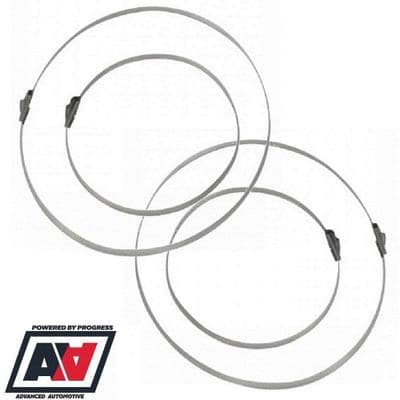 LMA Stainless Steel Exhaust Tiewraps 14 inch pack of 4