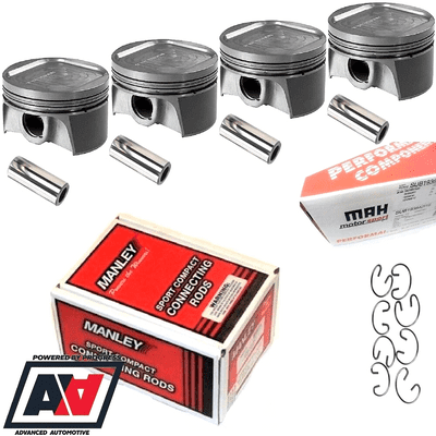 Mahle 2618 Forged Pistons & Manley Steel Conrods Subaru EJ20