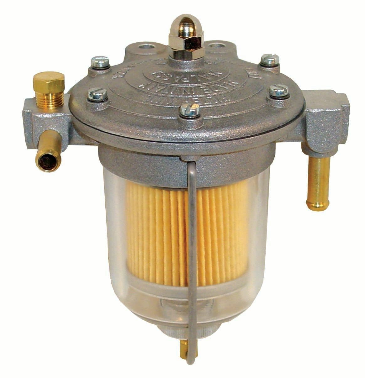 Malpassi Filter King Fuel Pressure Regulator 85mm Transparent Bowl