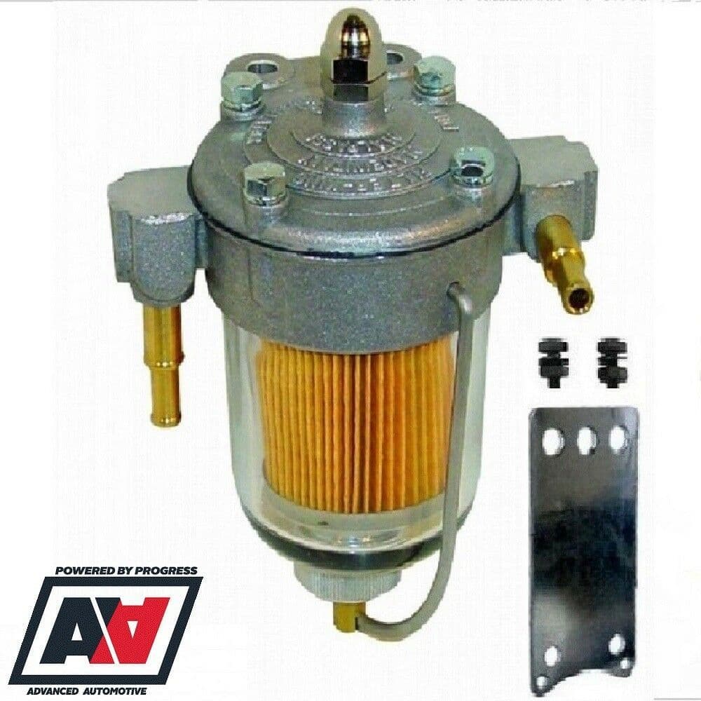 Malpassi Filter King Fuel Pressure Regulator Filter 1.5 To 5 Psi With
