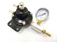Malpassi Fuel Pressure Regulator & Gauge Injection To Carburettor Conv 8mm | Advanced Automotive