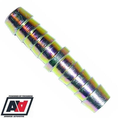 Metal Hose Joiner Plated Steel 10mm to 10mm