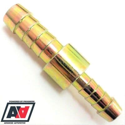 Metal Hose Joiner Reducer Plated Steel 12mm To 10mm