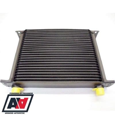 Mocal Oil Cooler 25 Row 235mm Matrix 1/2 BSP Threads In Black